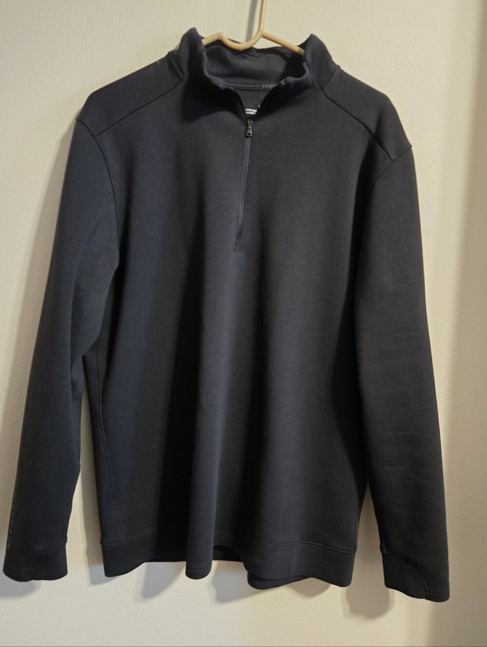Under Armour Black Half-Zip Pullover | Men's L